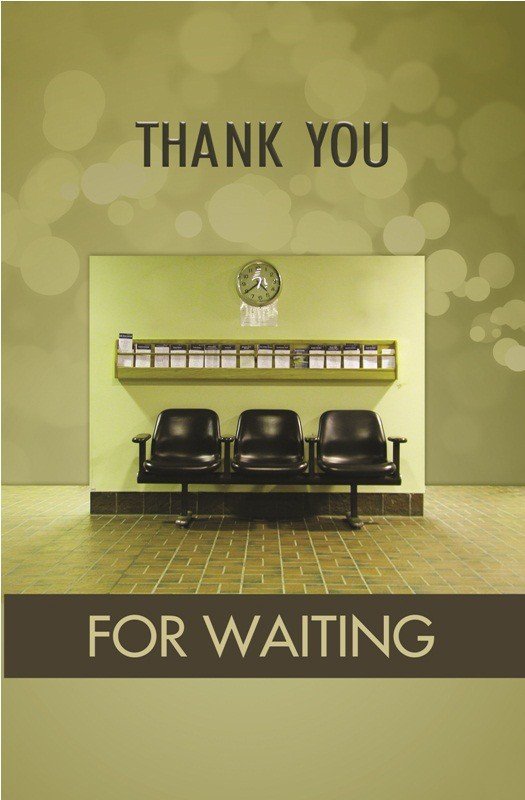 Poster English Thank You for Waiting - 011 - Libral Traders