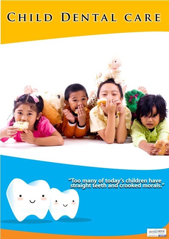 Poster English Child Dental Care - 024 - Libral Traders