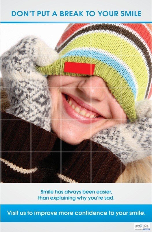Poster English Don't Put A Break To Your Smile - 065 - Libral Traders