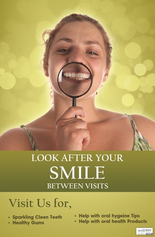 Poster English Look After Your Smile - 072 - Libral Traders