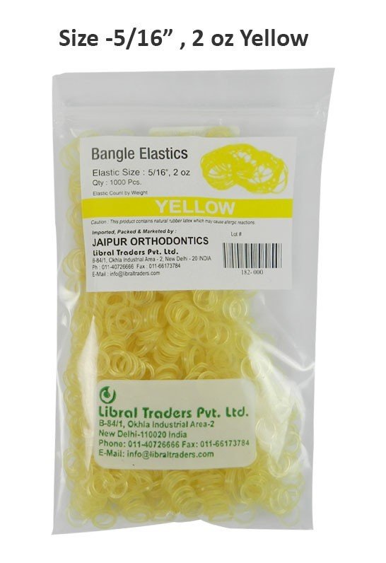Centrino Bangle Tooth Colour Elastics - Libral Traders
