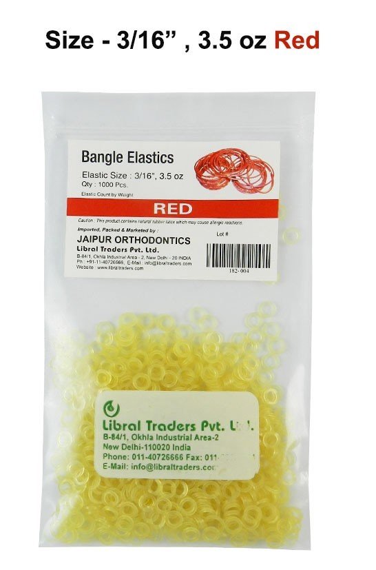 Centrino Bangle Tooth Colour Elastics - Libral Traders