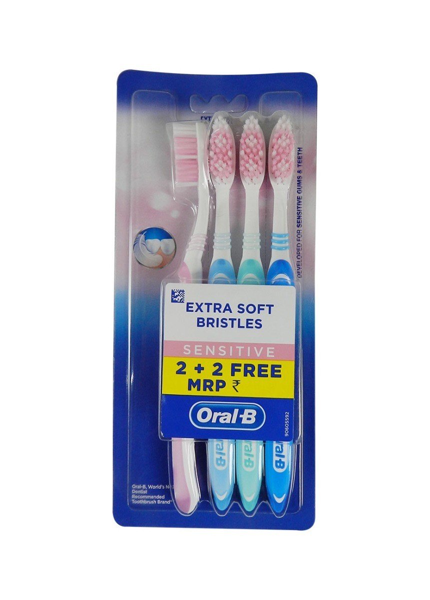 Oral-B Sensitive Whitening Extra Soft Bristles Toothbrush - Libral Traders