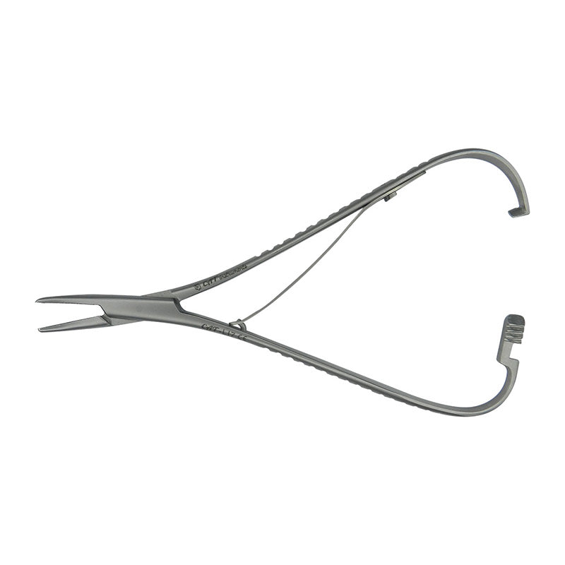 CAT Lingual Pliers Mathieu Needle Holder Curved - Libral Traders