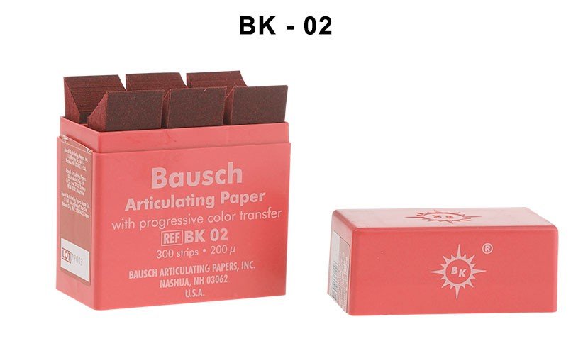 Bausch Articulating Papers with 200µ Microns - Libral Traders