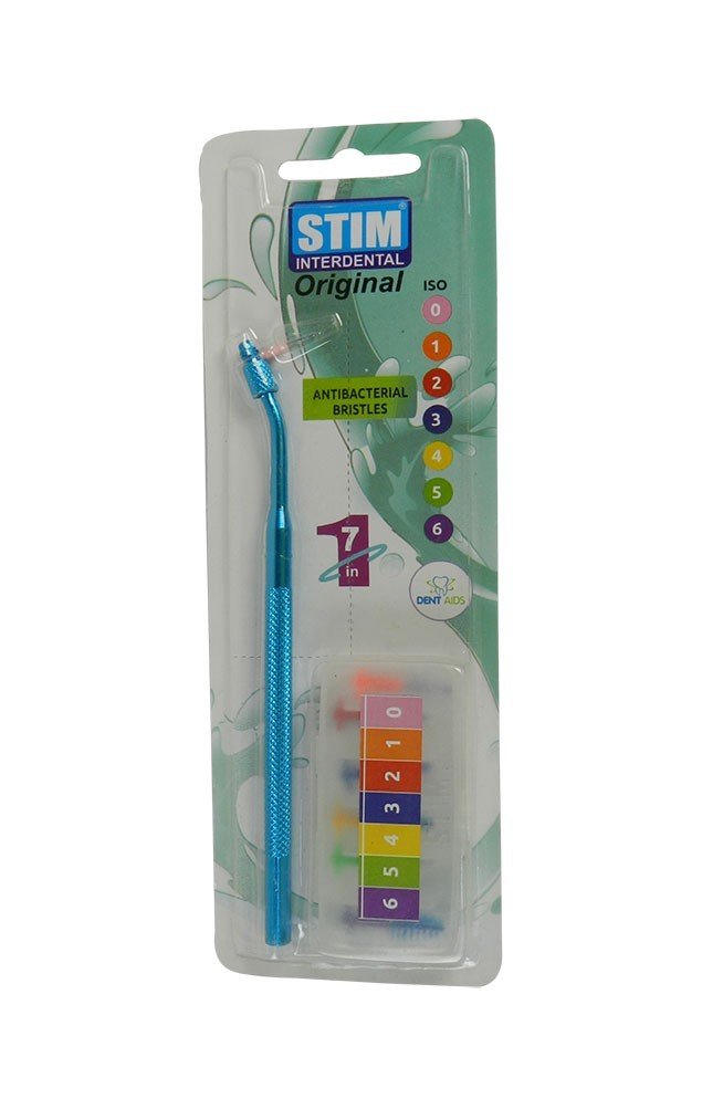 Stim Interdental Original Brush Antibacterial Bristles - Libral Traders