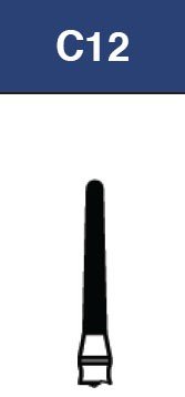 Strauss FG Diamond Burs Round End Taper 014 6/pk - C12 - Libral Traders