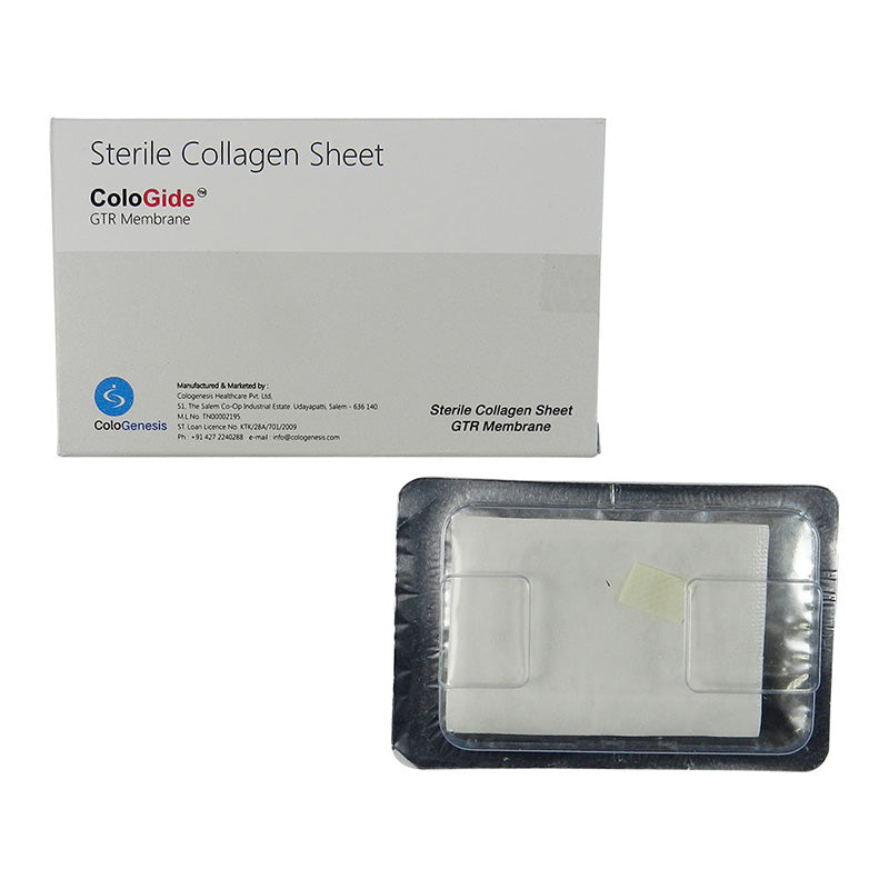 Cologenesis Colo Gide GTR Membrane Sterile Collagen Sheet - Libral Traders