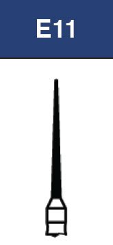 Strauss FG Diamond Burs Needle 010 6/pk - E11 - Libral Traders