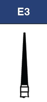 Strauss FG Diamond Burs Needle 016 6/pk - E3 - Libral Traders