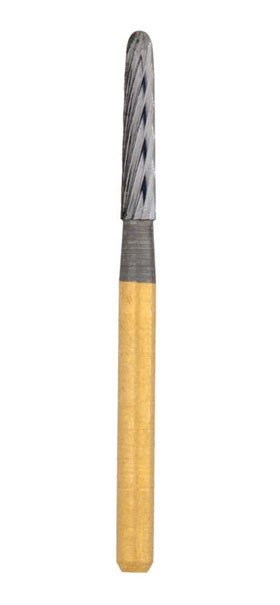 Strauss Carbide Round End Taper 12 Blade Bur 016 3/pk - FG7675 - Libral Traders