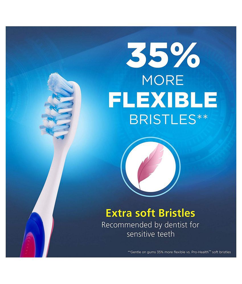 Oral-B ProHealth Anti - Plaque Crisscross Toothbrush 4/pk - Libral Traders