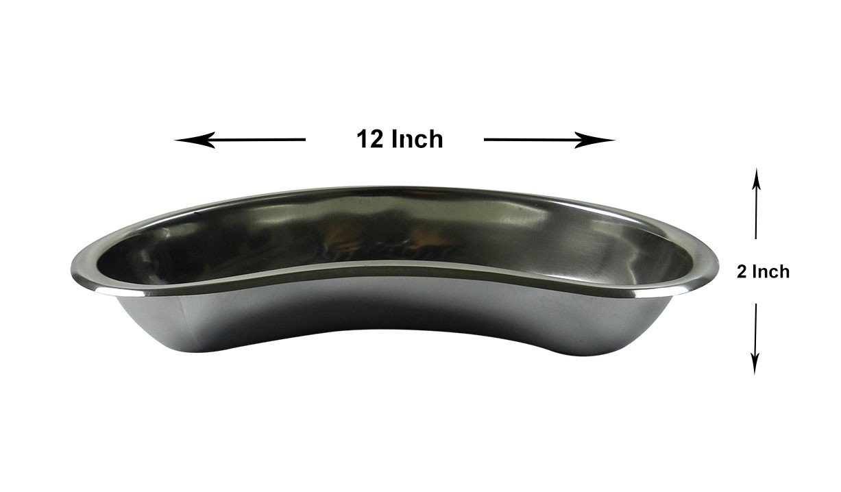 LD Stainless Steel Kidney Tray 12 Inch - Libral Traders