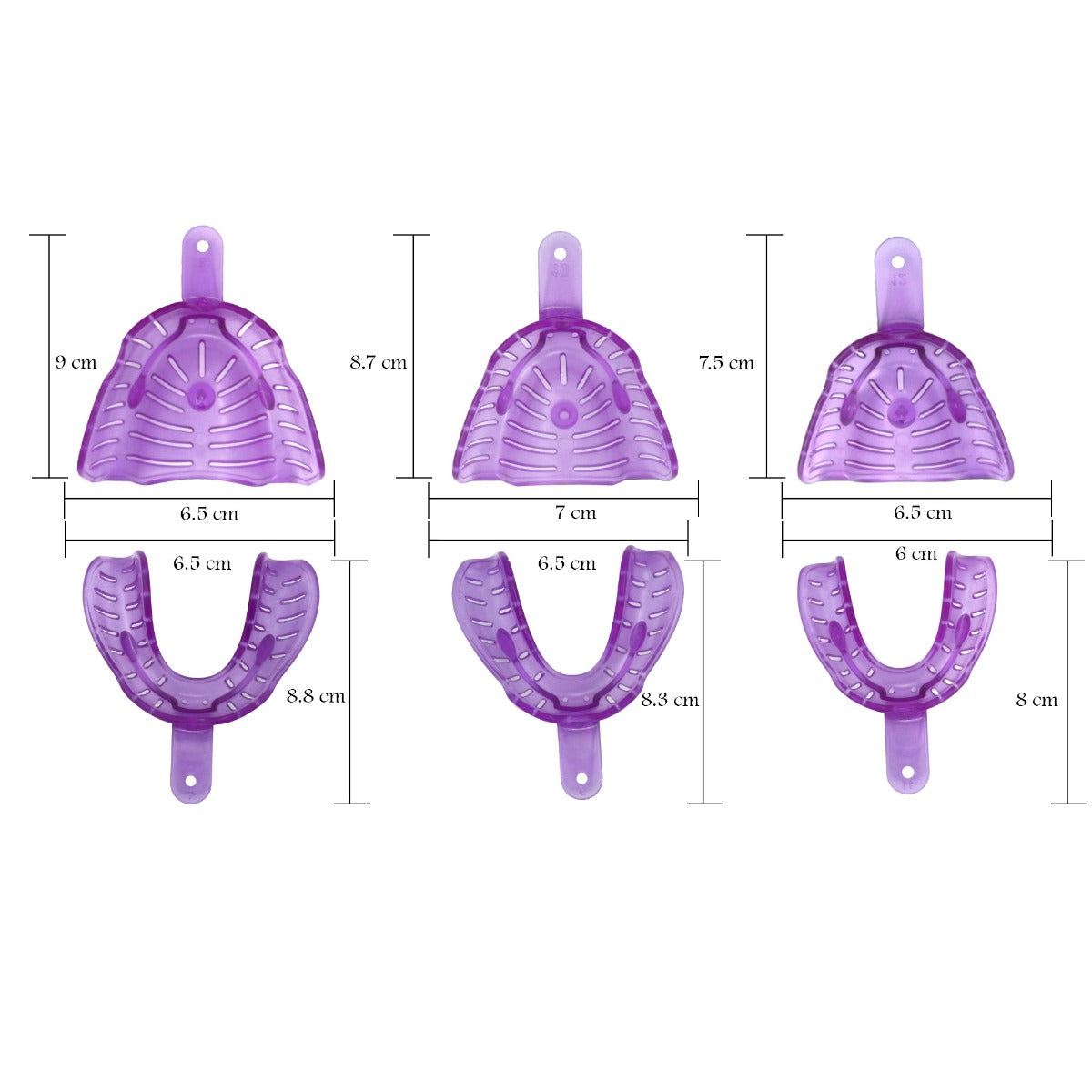 LD NOVA Edentulous Impression Trays - Libral Traders