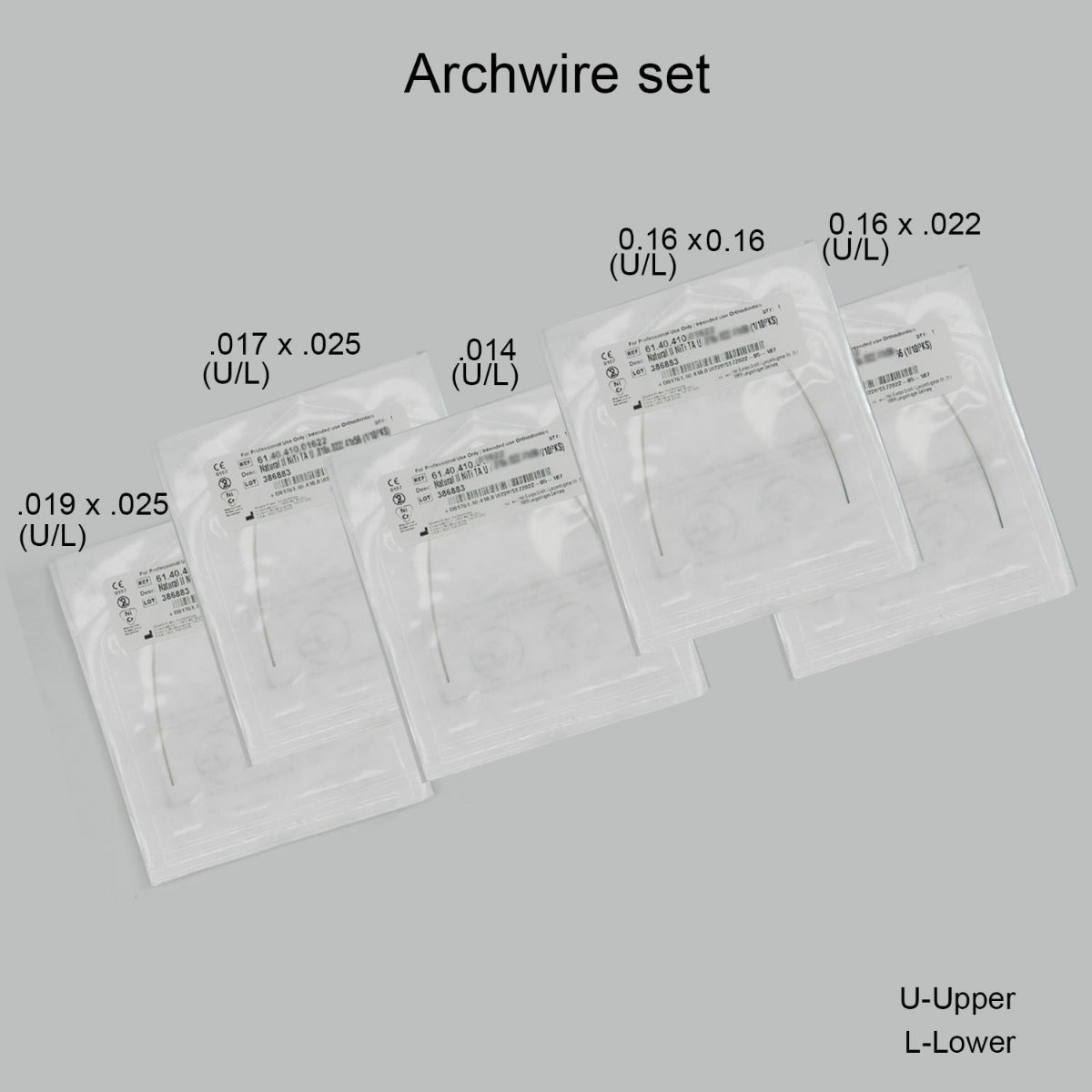 Ortho Classic Archwire Set for Self Ligating Brackets - Libral Traders
