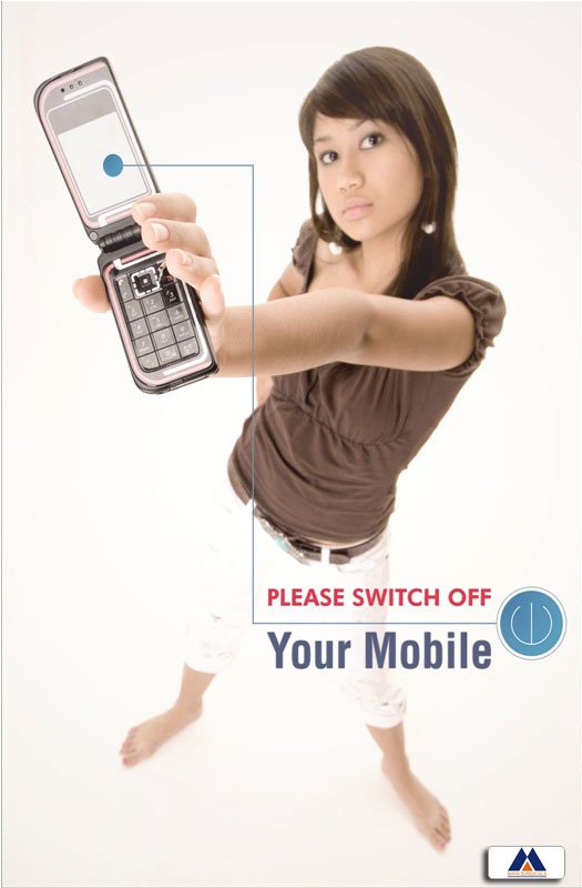 Poster English Please Switch Off Your Mobile - 004 - Libral Traders