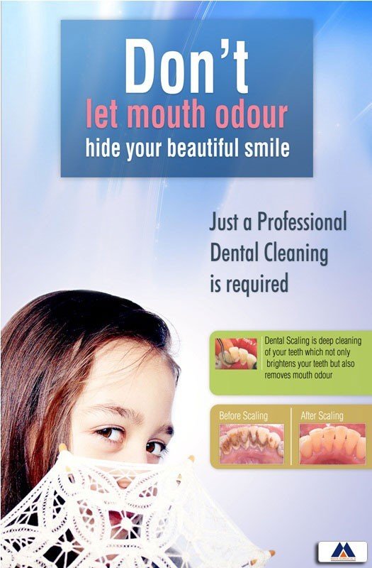 Poster English Professional Dental Cleaning - 016 - Libral Traders