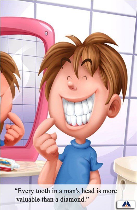 Poster English Tooth More Valuable Than Diamond - 025 - Libral Traders