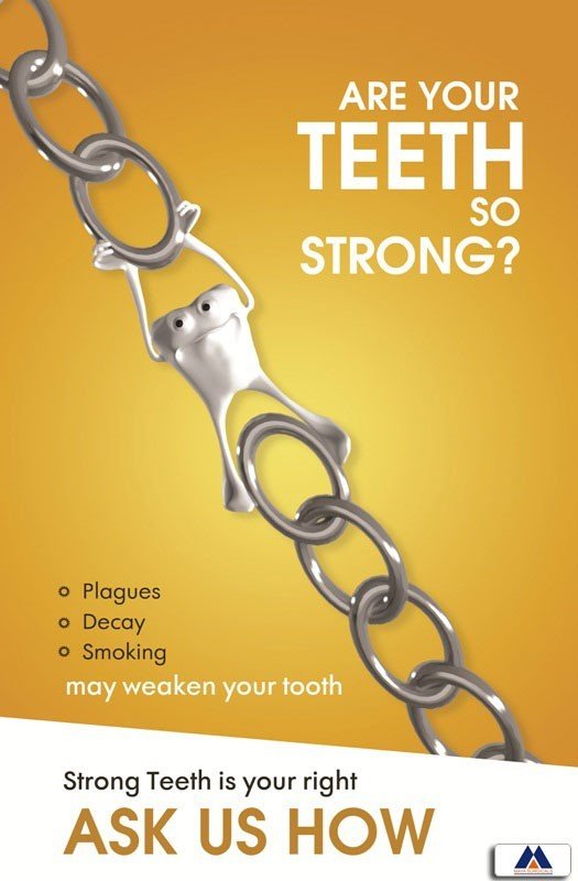 Poster English Are your Teeth So Strong - 063 - Libral Traders