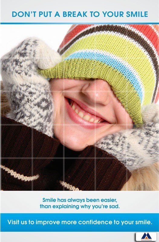 Poster English Don't Put A Break To Your Smile - 065 - Libral Traders