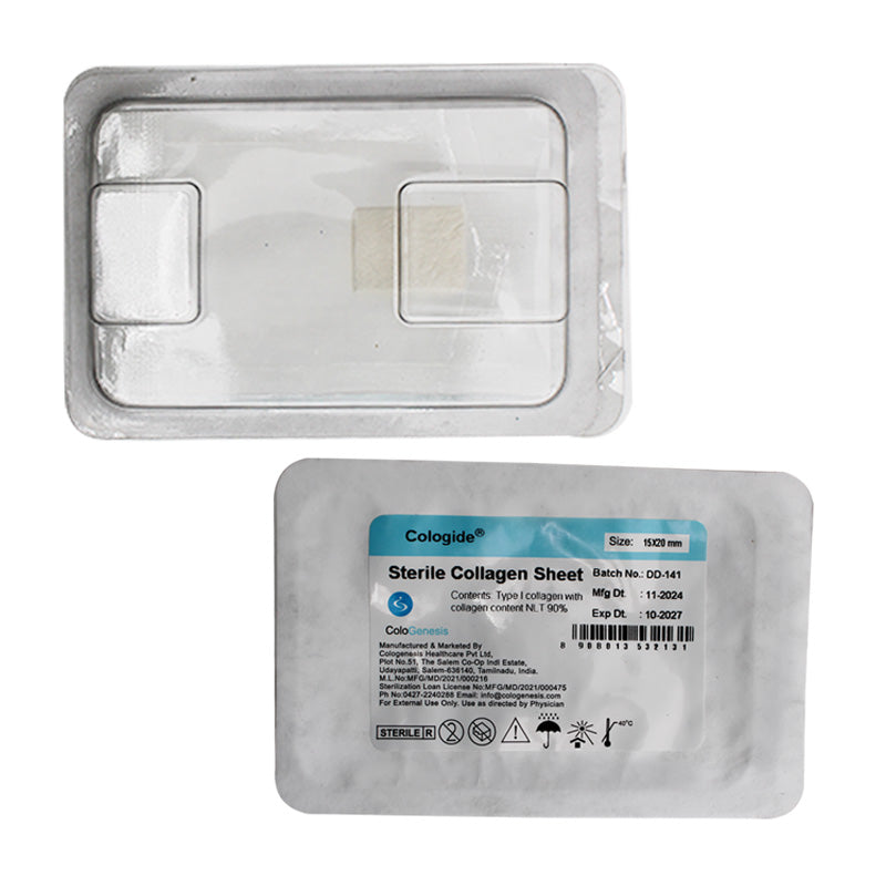 Cologenesis Colo Gide GTR Membrane Sterile Collagen Sheet - Libral Traders