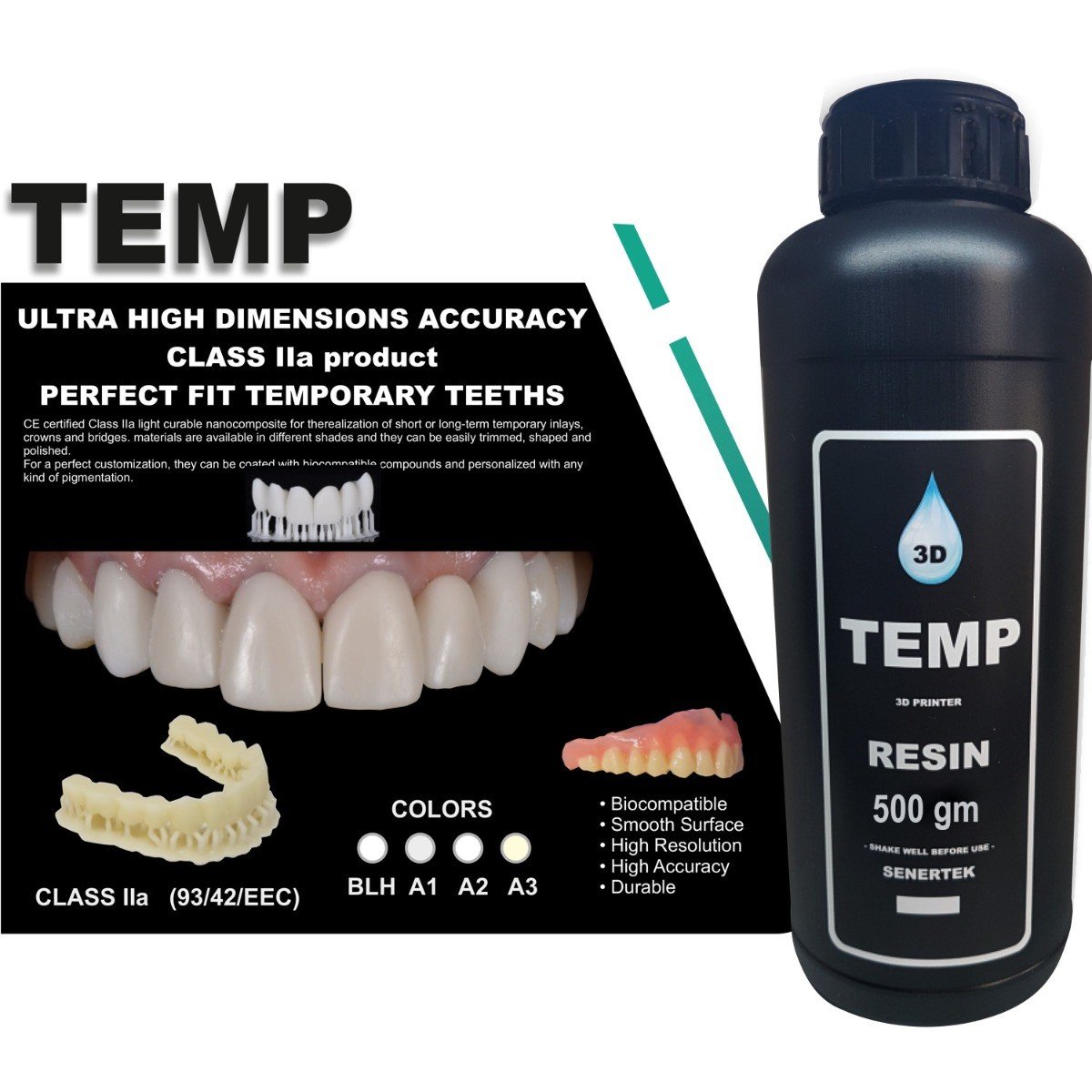 Senertek Temp V3 A2 Printer Resin 500 Gms - Libral Traders