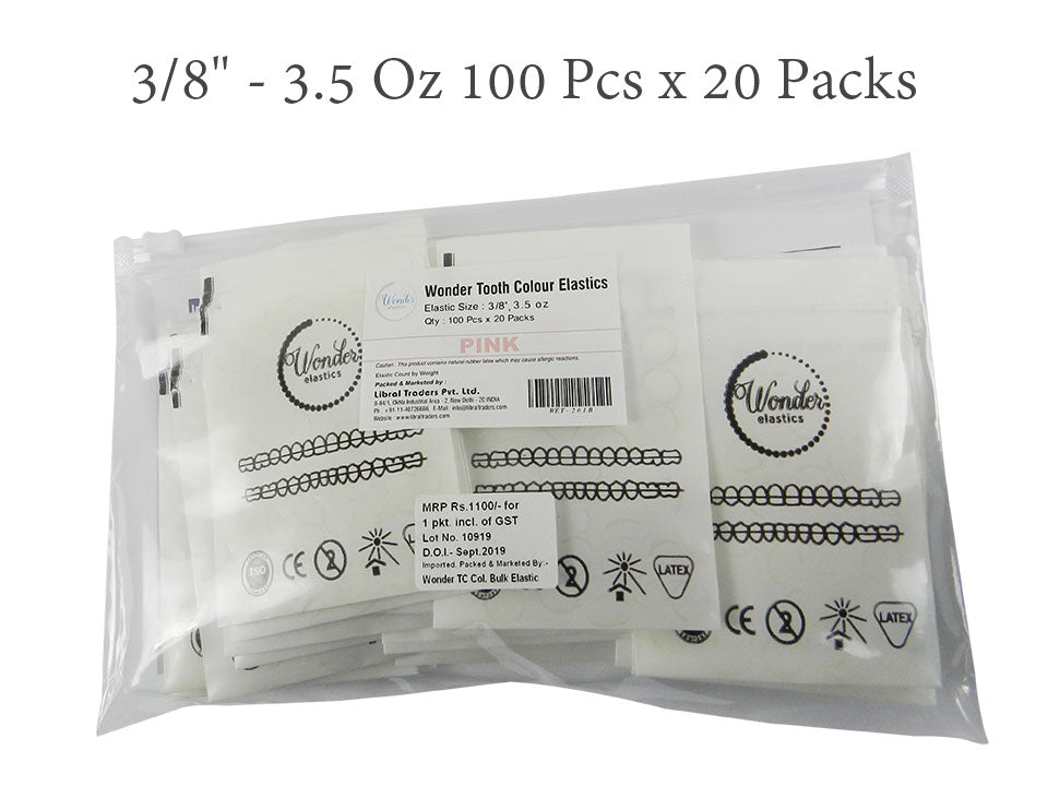 Captain Ortho Tooth Colour Elastics - Libral Traders