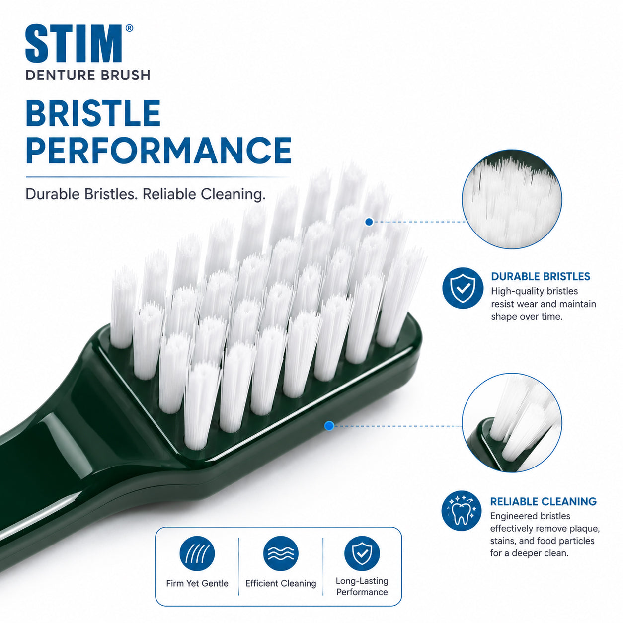 STIM Denture Brush