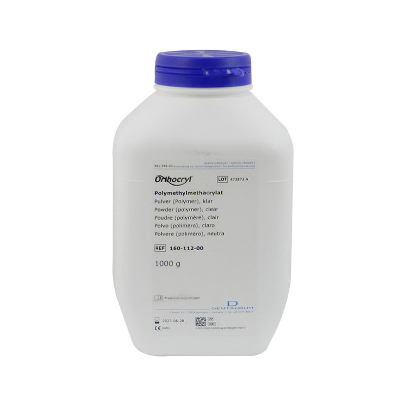 Dentaurum Orthocryl Powder Polymer Clear 1 Kgs - Libral Traders