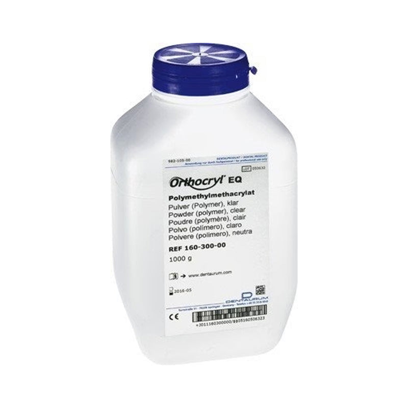Dentaurum Orthocryl EQ Powder Polymer Clear 1 Kgs - Libral Traders