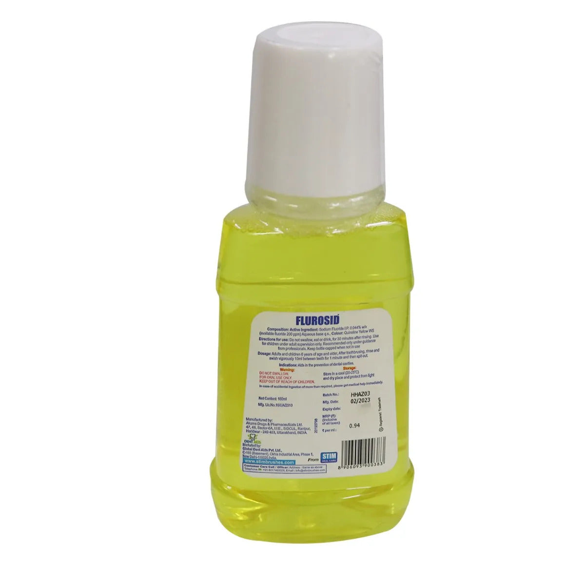 STIM Flurosid Mouthwash 160 ML x 3