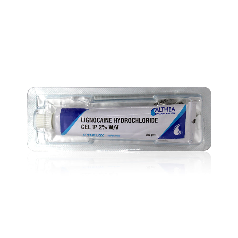 Amidentis Althelox – Lignocaine Hydrochloride IP 2% w/v Topical Local Anesthetic Gel