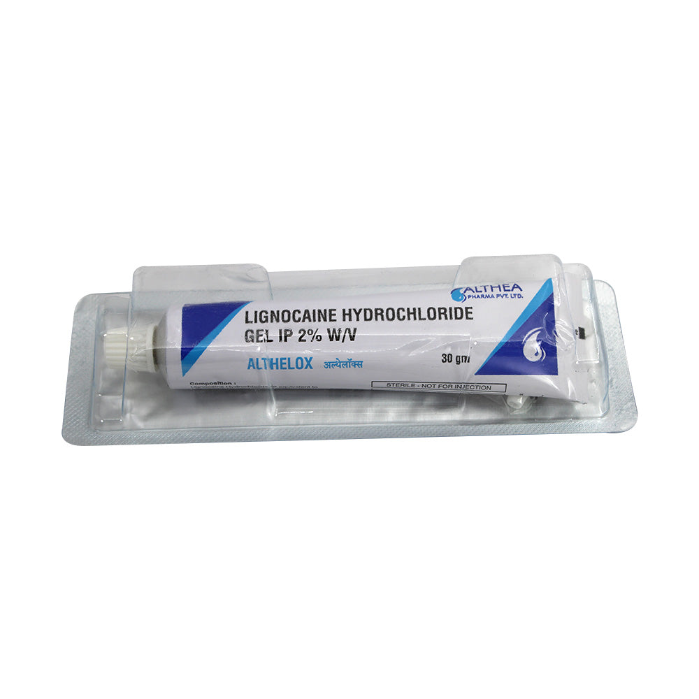 Amidentis Althelox – Lignocaine Hydrochloride IP 2% w/v Topical Local Anesthetic Gel