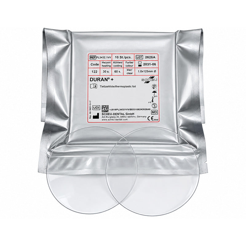Scheu Duran + (Plus) Integrated Insulation Foil Round Sheets 125 MM
