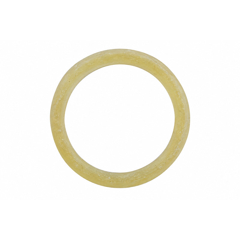TP Orthodontics plain latex tooth-colored elastics for orthodontic braces, showing their natural elastic material and discreet appearance.