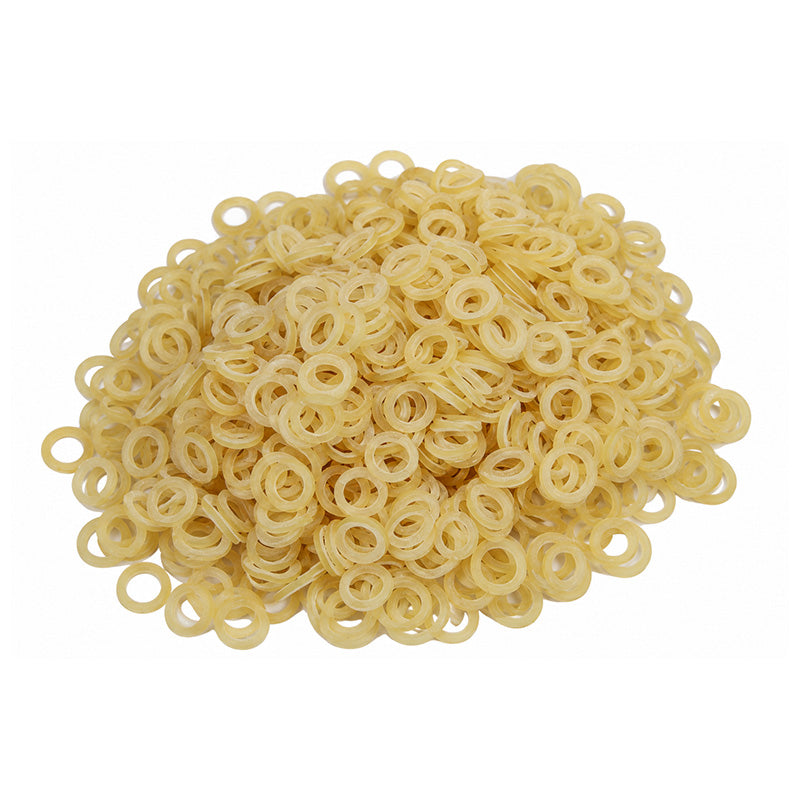 TP Orthodontics plain latex elastics in tooth color, orthodontic elastics for braces, 360-023-2 image