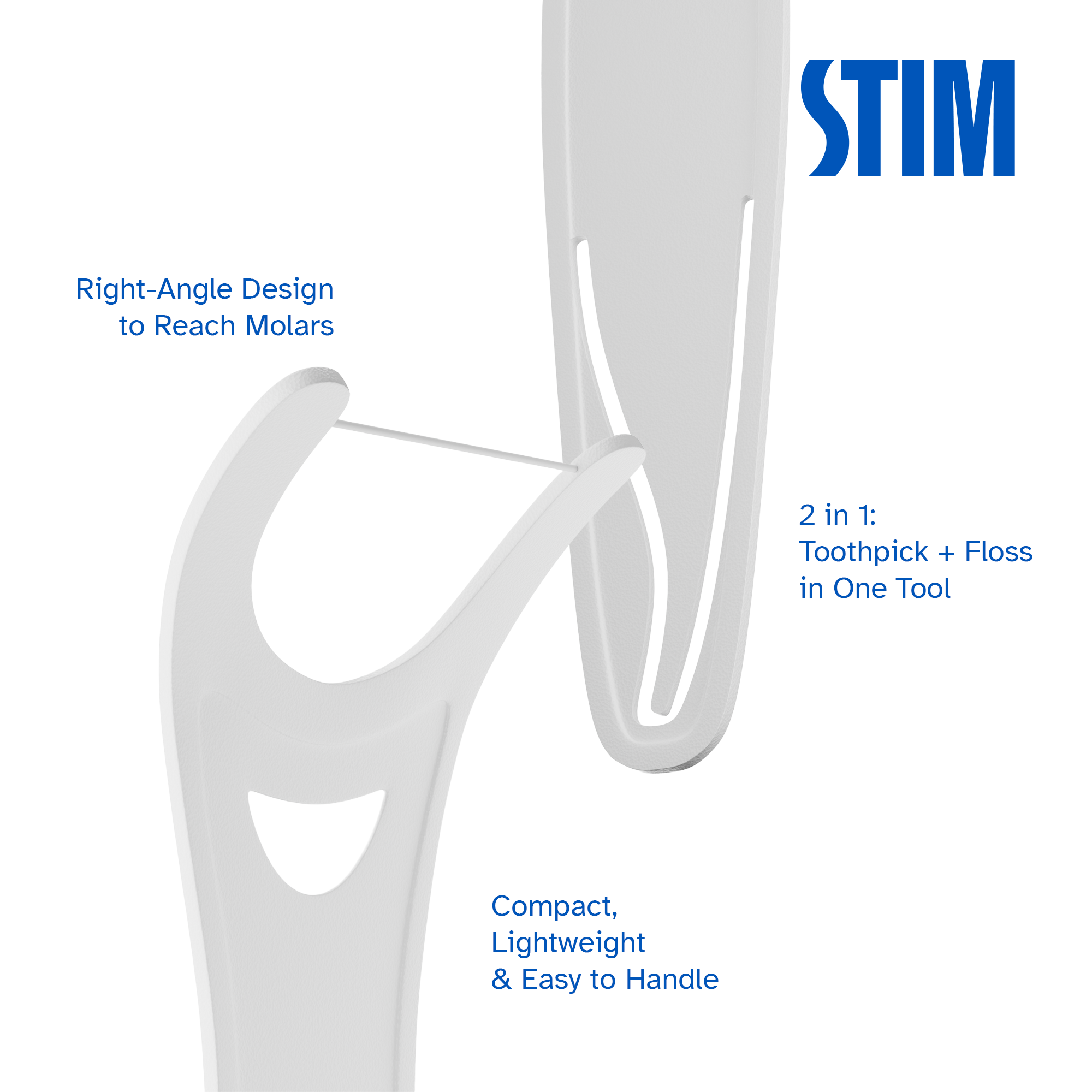 STIM Flosal - Pick and Floss - Right Angle