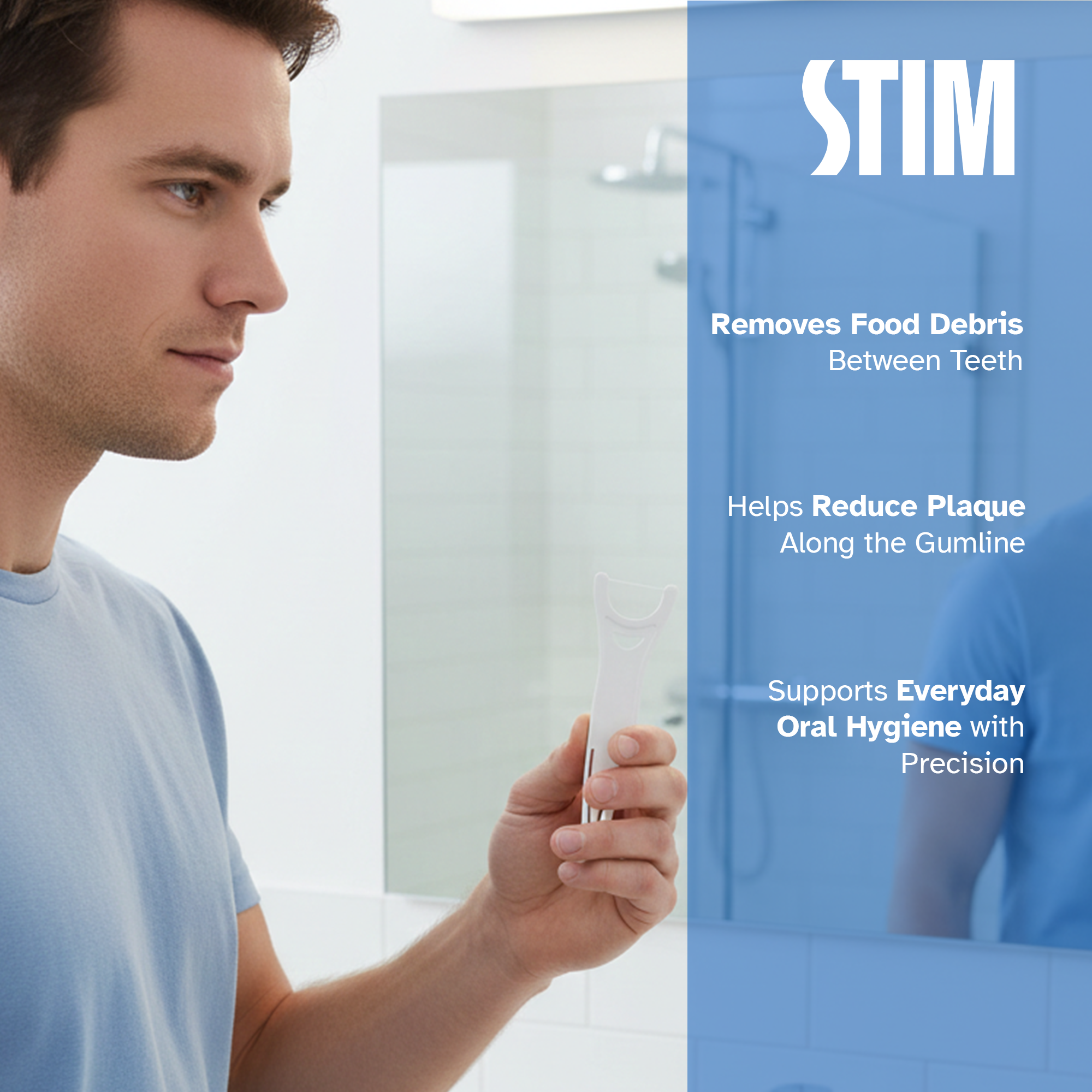 STIM Flosal - Pick and Floss - Right Angle