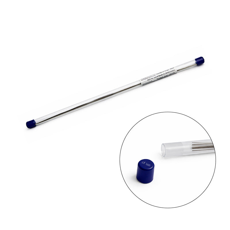 Stainless steel RF SS straight length wires by Rabbit Force, showing four coiled wires with a smooth metallic finish.