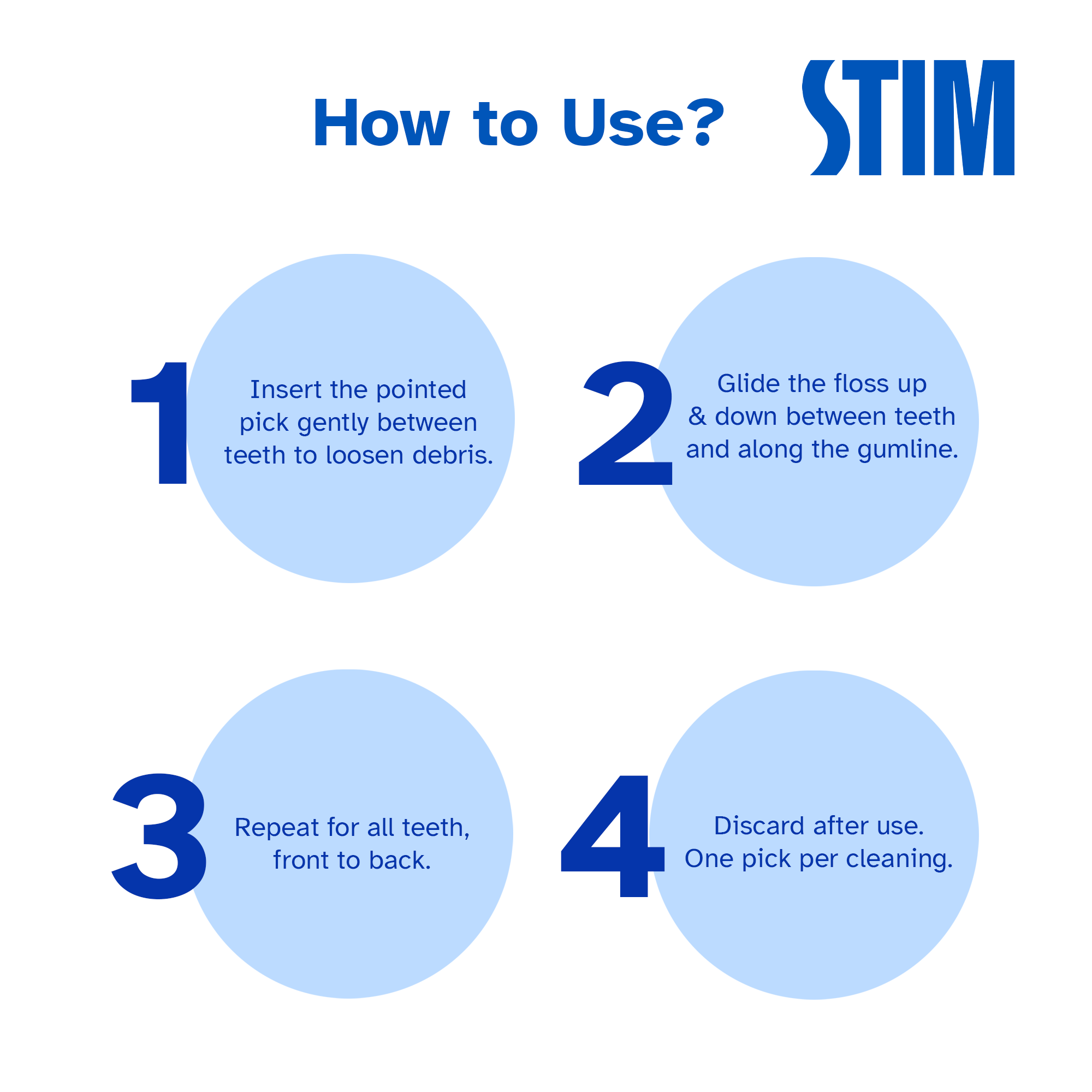 STIM Flosser - Pick and Floss