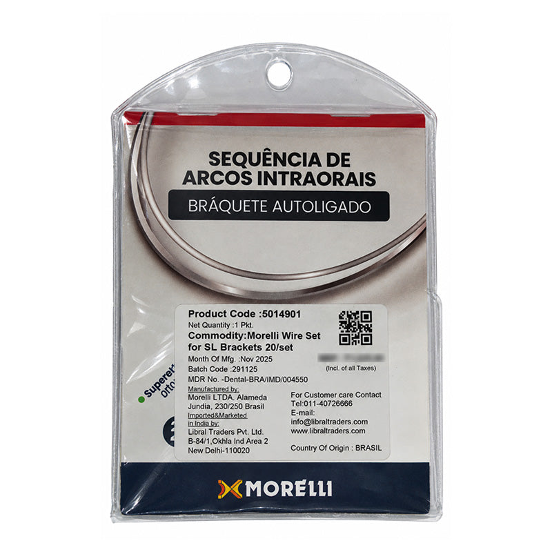 Morelli Niti Wire Set for SL Brackets (SLB)