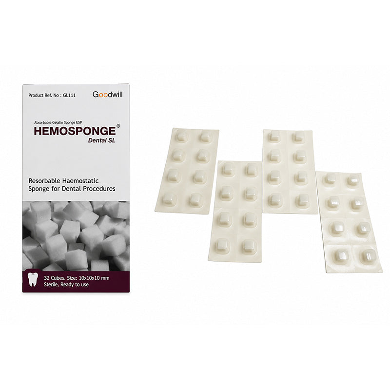 Goodwill Dental SL Hemosponge 10x10x10 MM