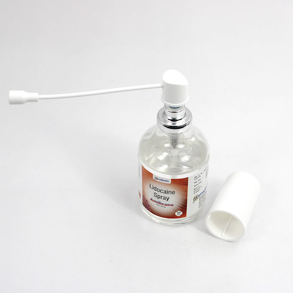 Amidentis Amilicane 10% Lidocaine IP 100 mg Topical Anesthetic Spray