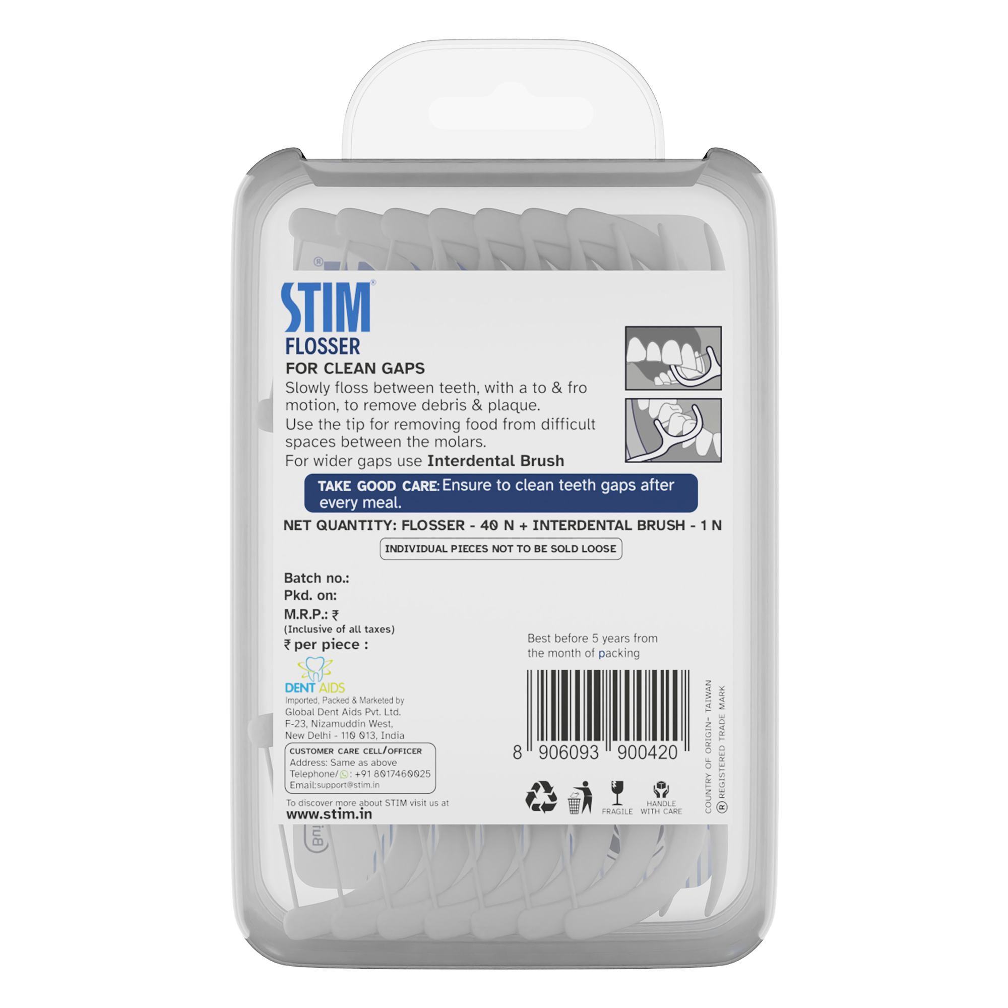STIM Flosser - Pick and Floss