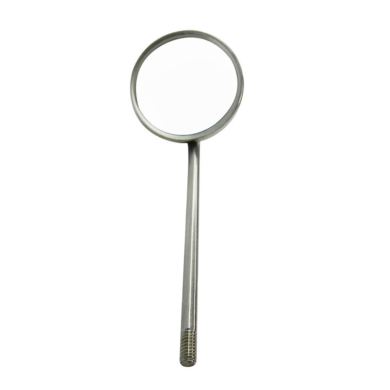 CAT Instruments CAT Mouth Mirror with 22 mm magnification for dental diagnostics, showing reflective surface and handle detail.