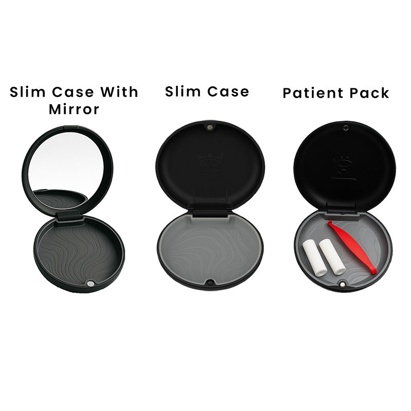 Captain Slim Aligner Case Black With Silicone Layer