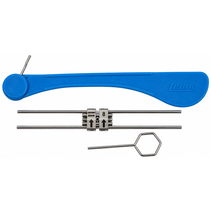 Leone Hyrex Rapid Expander Screw from Leone s.p.a, showing a close-up of the dental rapid expander screw used for orthodontic treatment.