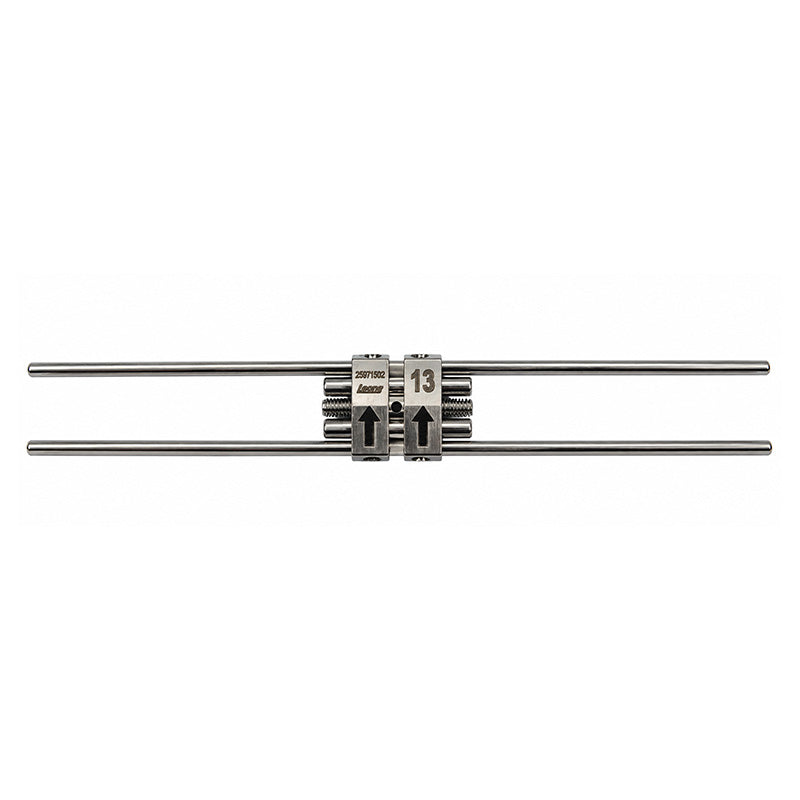 Leone Hyrex Rapid Expander Screw for orthodontics, showing the screw with its metal and plastic components.