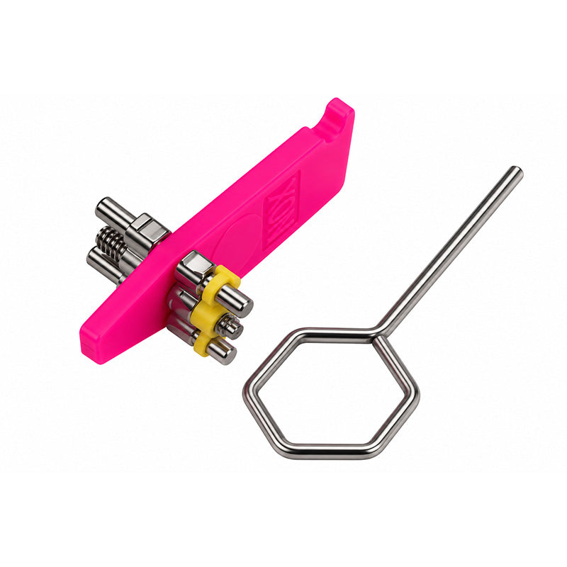 Leone s.p.a standard pink screw for upper, 14 mm length, showing a close-up of the Leone Std. Screw A0805-14-2.