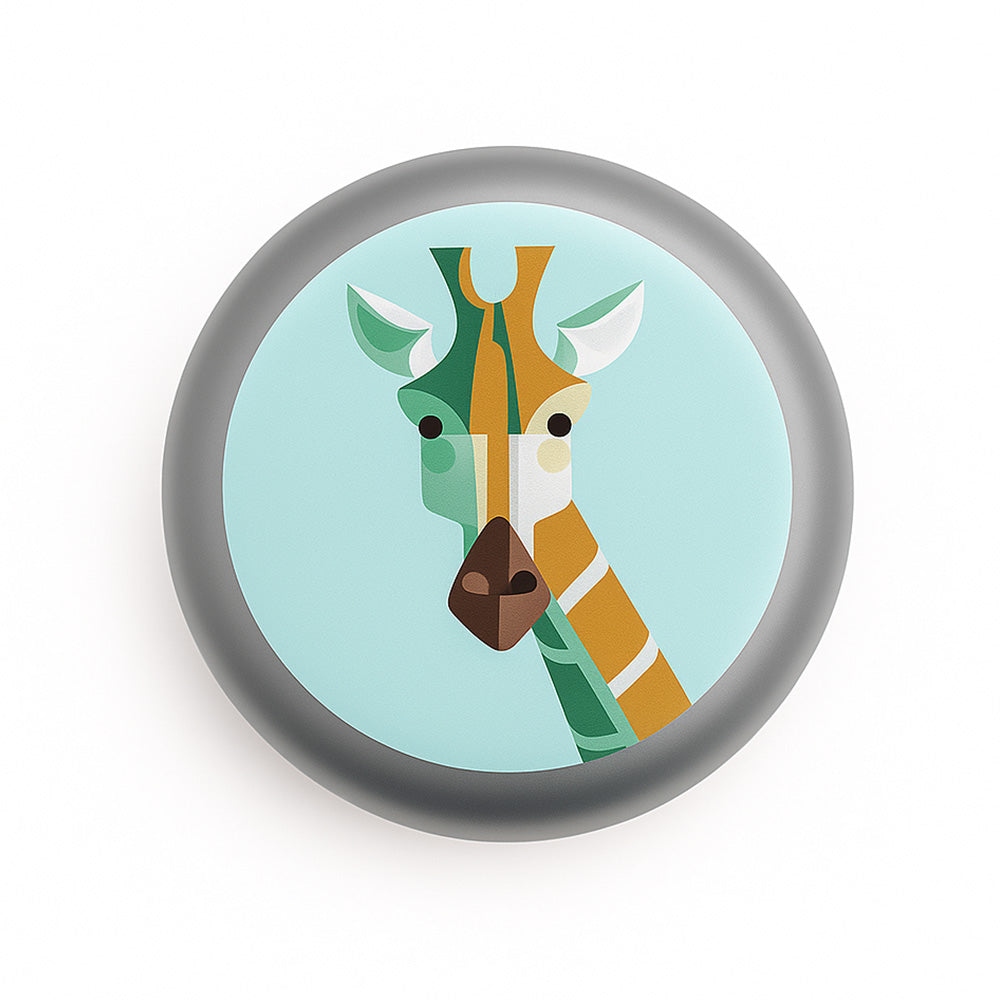 Captain Slim Aligner Case "Animal" Giraffe With Silicone Layer